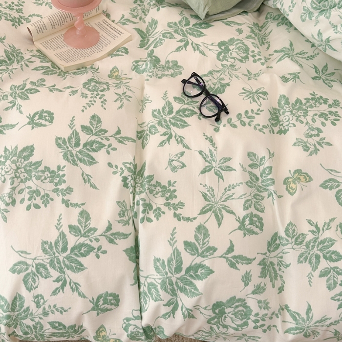 91家纺网 家纺一手货源 找家纺 昔可 2023新款法式复古系列普通款 法式茶歇绿