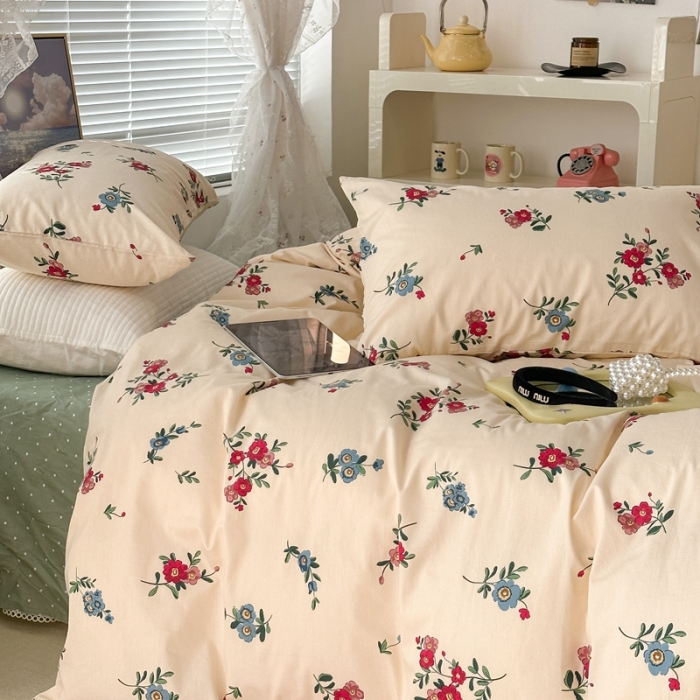 91家纺网 家纺一手货源 找家纺 昔可 2023新款法式复古系列普通款 古着复古花