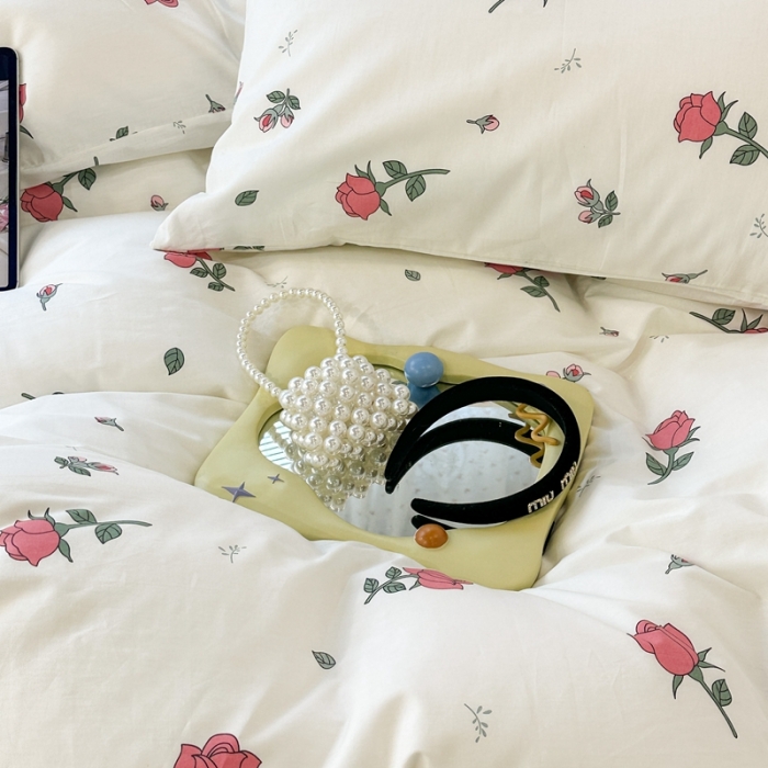 91家纺网 家纺一手货源 找家纺 昔可 2023新款法式复古系列普通款 少女玫瑰