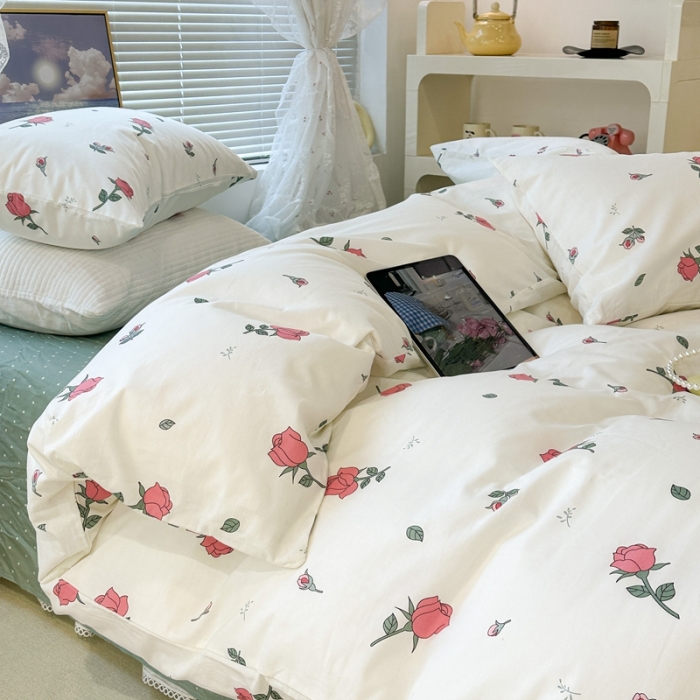 91家纺网 家纺一手货源 找家纺 昔可 2023新款法式复古系列普通款 少女玫瑰