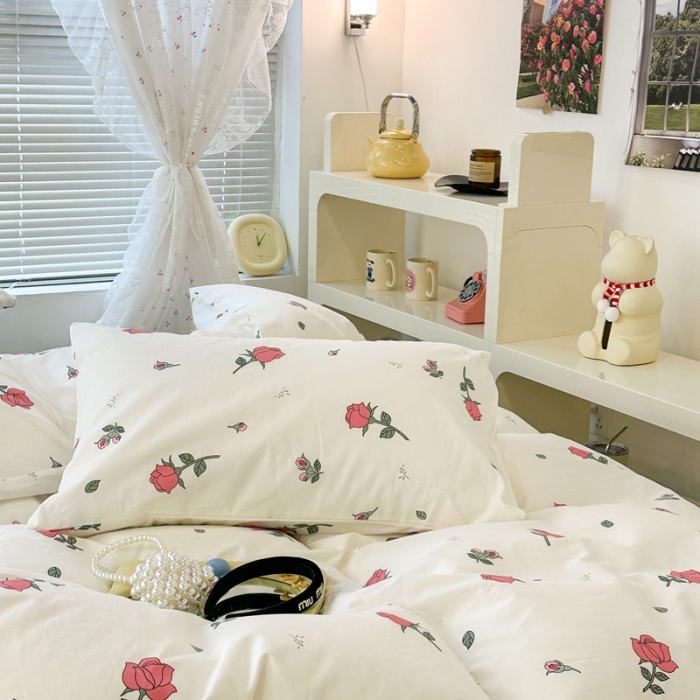 91家纺网 家纺一手货源 找家纺 昔可 2023新款法式复古系列普通款 少女玫瑰