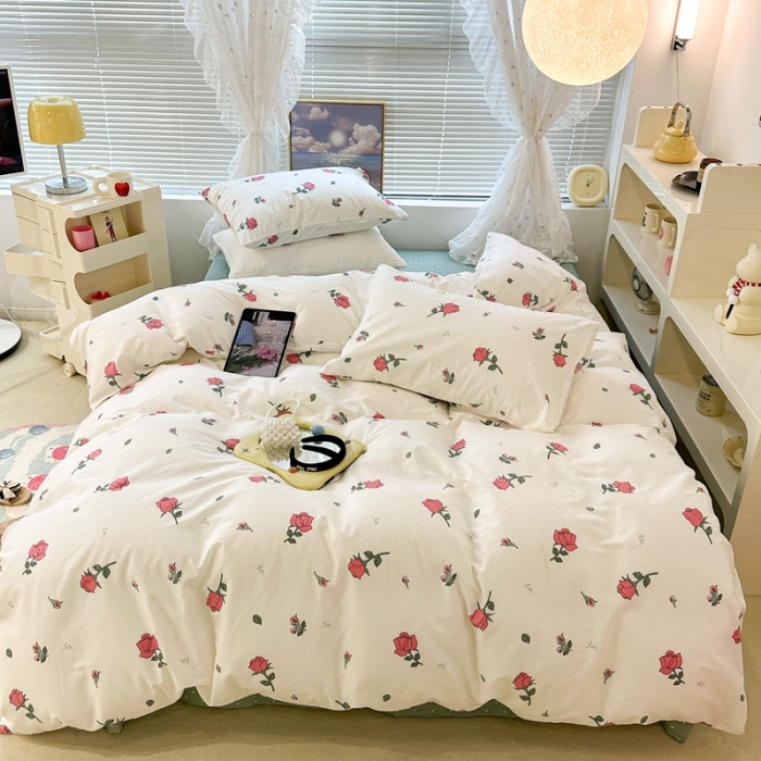 91家纺网 家纺一手货源 找家纺 昔可 2023新款法式复古系列普通款 少女玫瑰