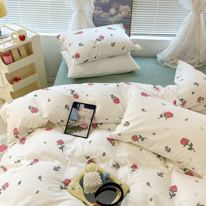 91家纺网 家纺一手货源 找家纺 昔可 2023新款法式复古系列普通款 少女玫瑰