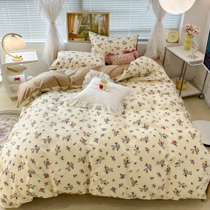 91家纺网 家纺一手货源 找家纺 （总）昔可 2023新款复古花全棉