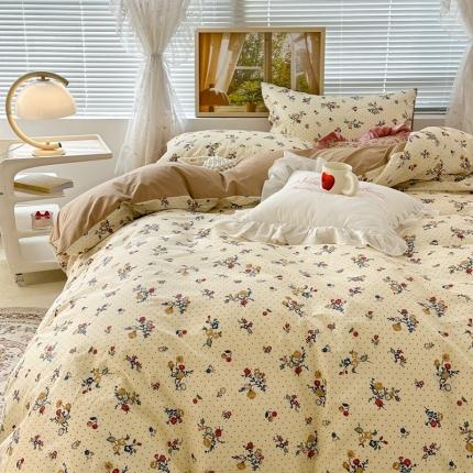 昔可 2023新款复古花全棉 伯利兹玫瑰