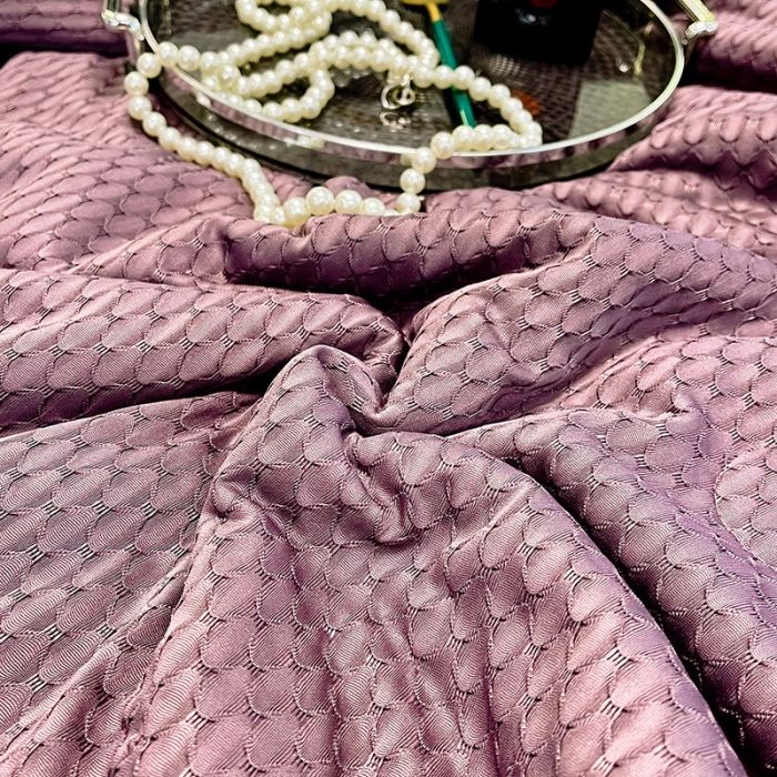 91家纺网 家纺一手货源 找家纺 慕晨 2023新款A类华夫格凉感丝夏被空调被夏凉被 华夫格浅紫
