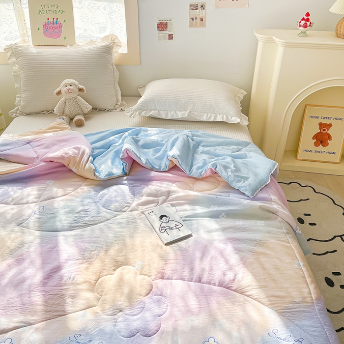 91家纺网 家纺一手货源 找家纺 （总）寐居家纺 2023新款水洗夏被