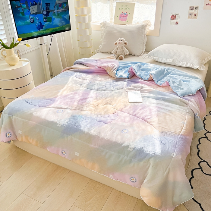 91家纺网 家纺一手货源 找家纺 （总）寐居家纺 2023新款水洗夏被