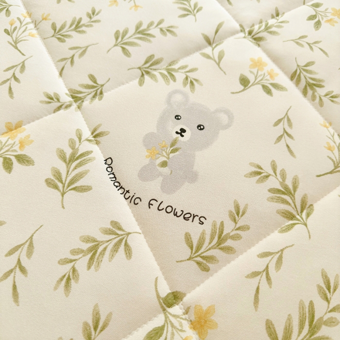 91家纺网 家纺一手货源 找家纺 琪格格 2023新款A类针织棉夏被 风铃草