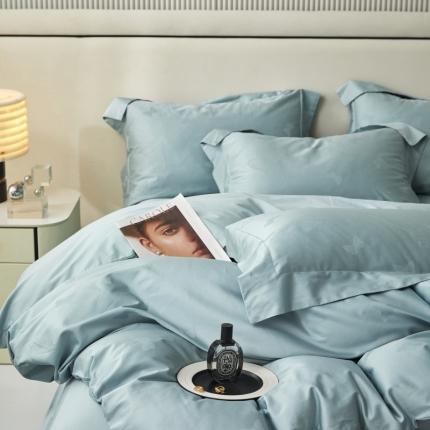 91家纺网 家纺一手货源 找家纺 （总）舒慕 2025新款高端100支长绒棉全棉提花轻奢四件套