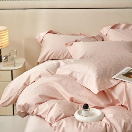 91家纺网 家纺一手货源 找家纺 （总）舒慕 2025新款高端100支长绒棉全棉提花轻奢四件套