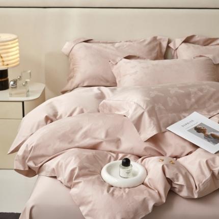 91家纺网 家纺一手货源 找家纺 （总）舒慕 2025新款高端100支长绒棉全棉提花轻奢四件套