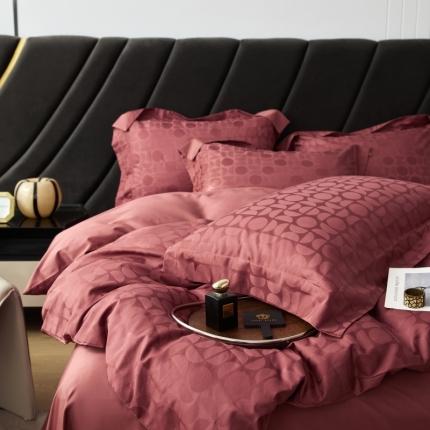 91家纺网 家纺一手货源 找家纺 （总）舒慕 2025新款高端100支长绒棉全棉提花轻奢四件套