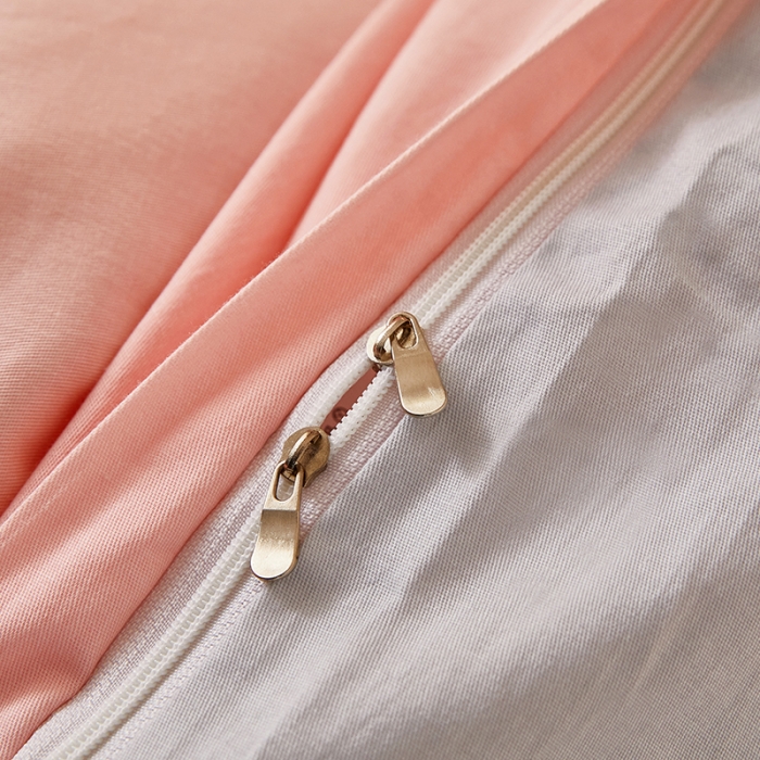 91家纺网 家纺一手货源 找家纺 雲归梦2023新款13372全棉活性大版印花简约居家四件套 风吟花期粉