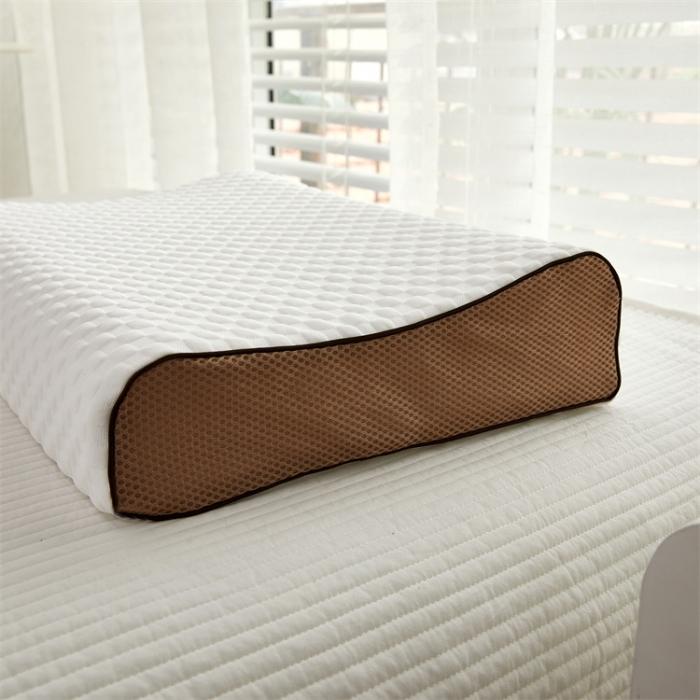 91家纺网 家纺一手货源 找家纺 天然乳胶枕成人乳胶枕头高低平面狼牙按摩款保护颈椎枕头