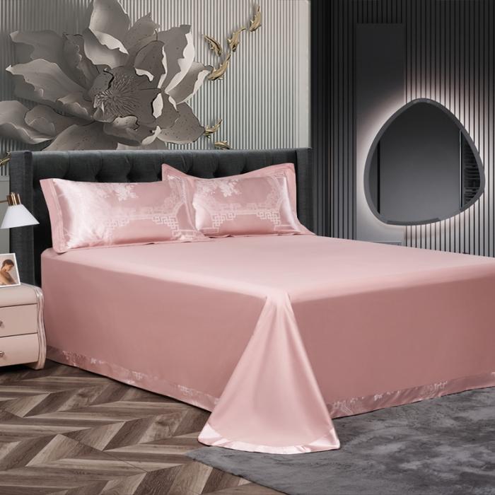 91家纺网 家纺一手货源 找家纺 天丝刺绣贡缎提花全棉四件套