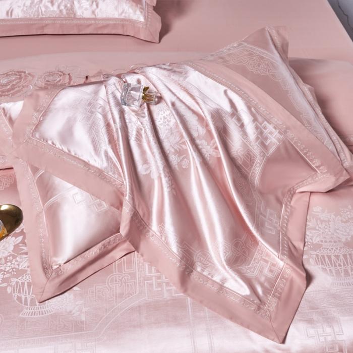 91家纺网 家纺一手货源 找家纺 天丝刺绣贡缎提花全棉四件套