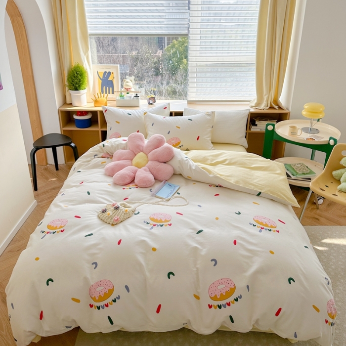 91家纺网 家纺一手货源 找家纺 时年 2023新款热爱生活·全棉系列第二期 甜甜圈