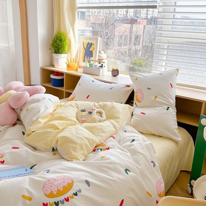 91家纺网 家纺一手货源 找家纺 时年 2023新款热爱生活·全棉系列第二期 甜甜圈