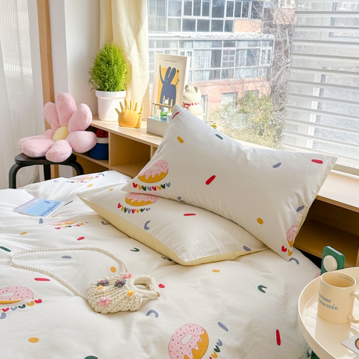 91家纺网 家纺一手货源 找家纺 时年 2023新款热爱生活·全棉系列第二期 甜甜圈