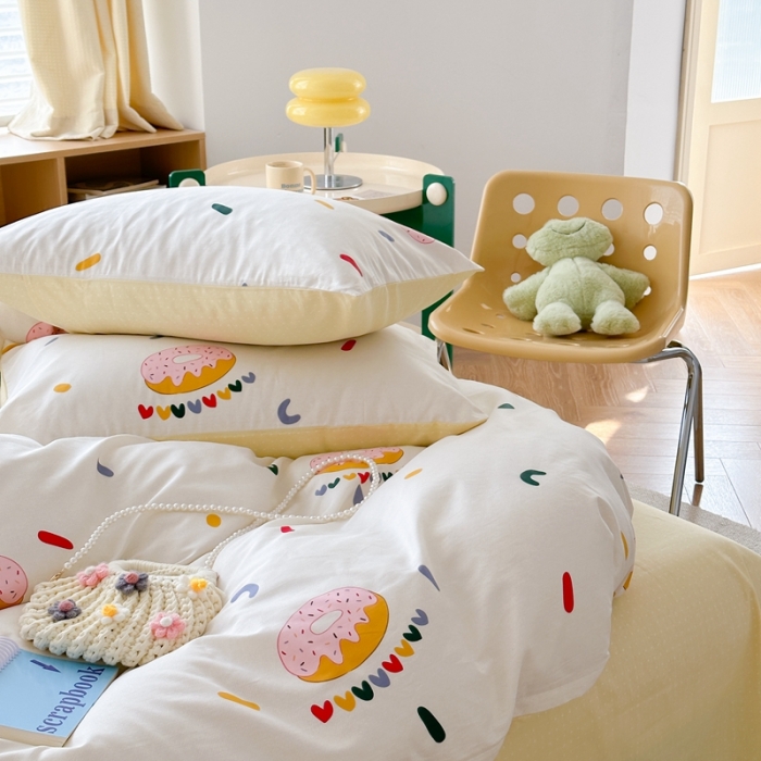 91家纺网 家纺一手货源 找家纺 时年 2023新款热爱生活·全棉系列第二期 甜甜圈