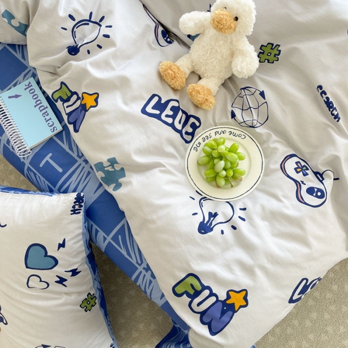 91家纺网 家纺一手货源 找家纺 时年 2023新款热爱生活·全棉系列第二期 宇航梦-蓝