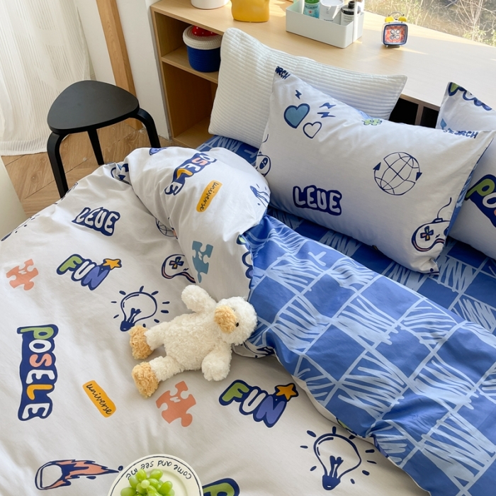 91家纺网 家纺一手货源 找家纺 时年 2023新款热爱生活·全棉系列第二期 宇航梦-蓝