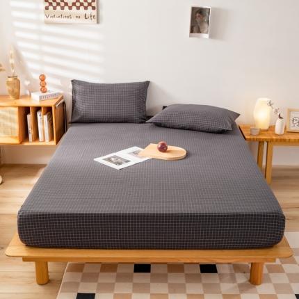 91家纺网 家纺一手货源 找家纺 (总)九沐良品 新款A类色织水洗棉床笠