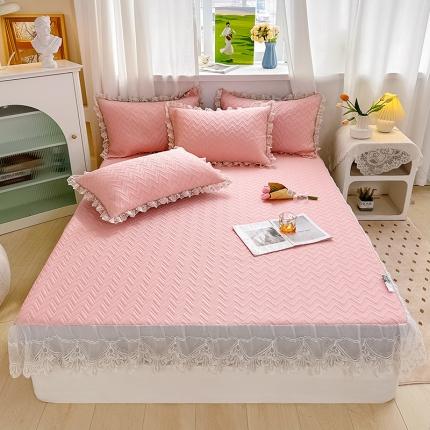 91家纺网 家纺一手货源 找家纺 （总）新款聚乙烯凉感针织提花凉席床笠款