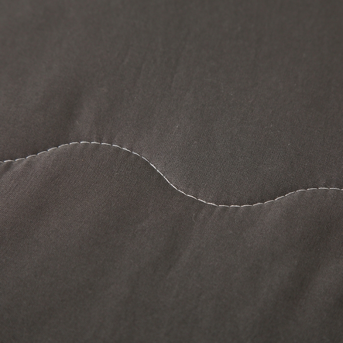 91家纺网 家纺一手货源 找家纺 猎鹿人 2023新款纯色水洗棉纱棉花夏被 曜石黑