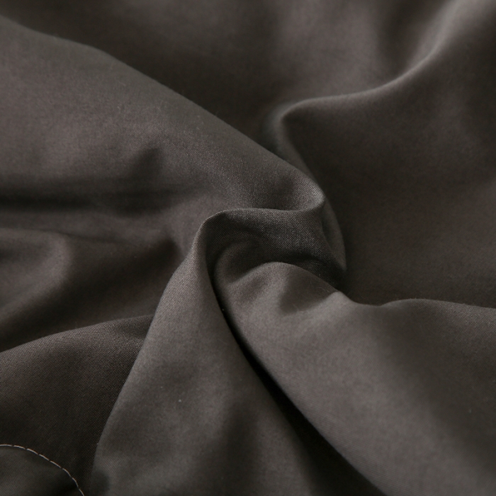 91家纺网 家纺一手货源 找家纺 猎鹿人 2023新款纯色水洗棉纱棉花夏被 曜石黑