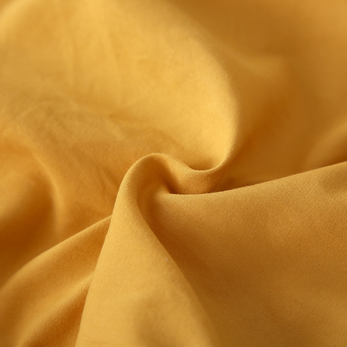 91家纺网 家纺一手货源 找家纺 猎鹿人 2023新款纯色水洗棉纱棉花夏被 栀子黄
