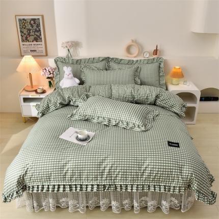 91家纺网 家纺一手货源 找家纺 （总）金莎浪 2023新款织爱夏被四件套