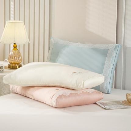 91家纺网 家纺一手货源 找家纺 剑桥枕业 2023全新枕芯系列 蕾丝公主羽丝枕