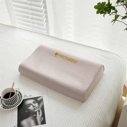 91家纺网 家纺一手货源 找家纺 夏季天然儿童乳胶枕玻尿酸乳胶枕头大小童幼儿园学生枕