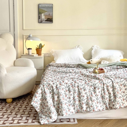 91家纺网 家纺一手货源 找家纺 绒梦里 2023A类凉感丝按摩豆豆夏被直播爆款夏凉被空调被