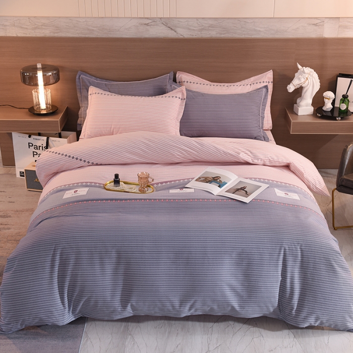 91家纺网 家纺一手货源 找家纺 （老款）磨毛世家2025铂金加厚四件套保暖