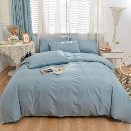 91家纺网 家纺一手货源 找家纺 （总）极梦家纺（支持定制） 2025新款喷气40s全棉纯色单品被套