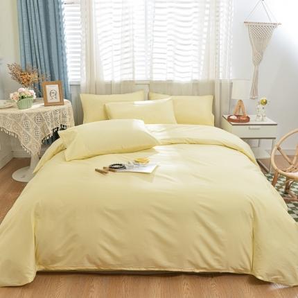 91家纺网 家纺一手货源 找家纺 （总）极梦家纺（支持定制） 2025新款喷气40s全棉纯色单品被套