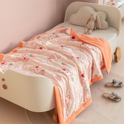 91家纺网 家纺一手货源 找家纺 （总）艾佳宝贝 2024新款春夏洛卡棉儿童夏被