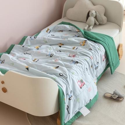 91家纺网 家纺一手货源 找家纺 （总）艾佳宝贝 2024新款春夏洛卡棉儿童夏被