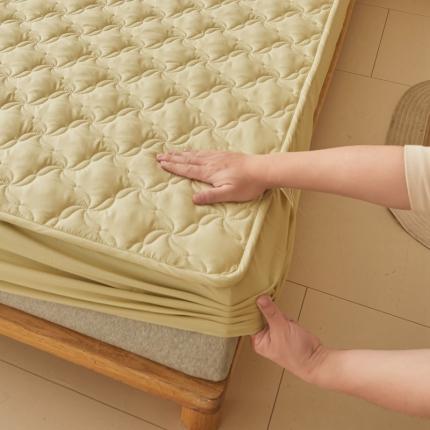 91家纺网 家纺一手货源 找家纺 （总）雅萱 2023新款A类原棉大豆纤维夹棉床笠