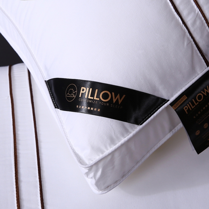 91家纺网 家纺一手货源 找家纺 （总）爱来伊 2022新款全棉立体滚边羽丝绒枕