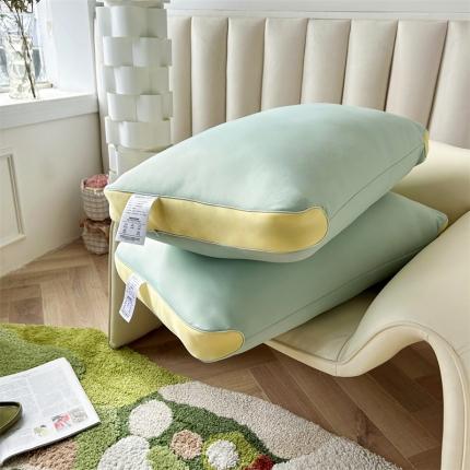 91家纺网 家纺一手货源 找家纺 星芯合 2024新款冰能凉感恒温润肤枕 果油绿