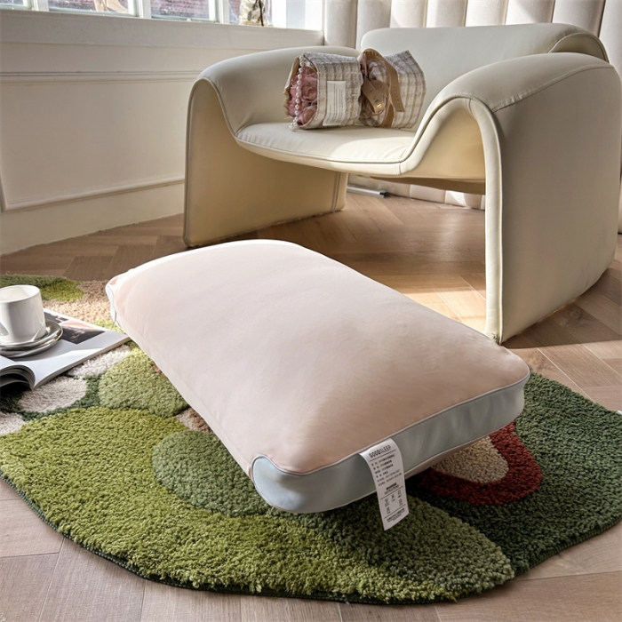 91家纺网 家纺一手货源 找家纺 星芯合 2024新款冰能凉感恒温润肤枕 黛玉粉