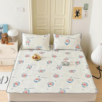 91家纺网 家纺一手货源 找家纺 （总）美乐迪 2023正版哆啦A梦乳胶凉席