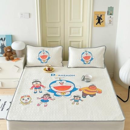 91家纺网 家纺一手货源 找家纺 （总）美乐迪 2023正版哆啦A梦乳胶凉席