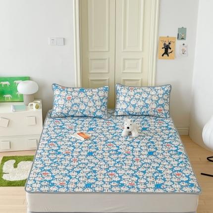 91家纺网 家纺一手货源 找家纺 （总）美乐迪 2023正版哆啦A梦乳胶凉席