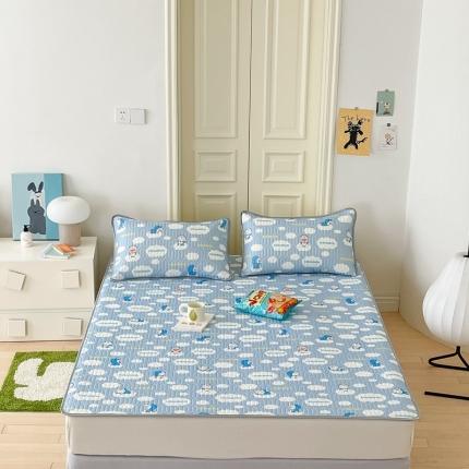 91家纺网 家纺一手货源 找家纺 （总）美乐迪 2023正版哆啦A梦乳胶凉席