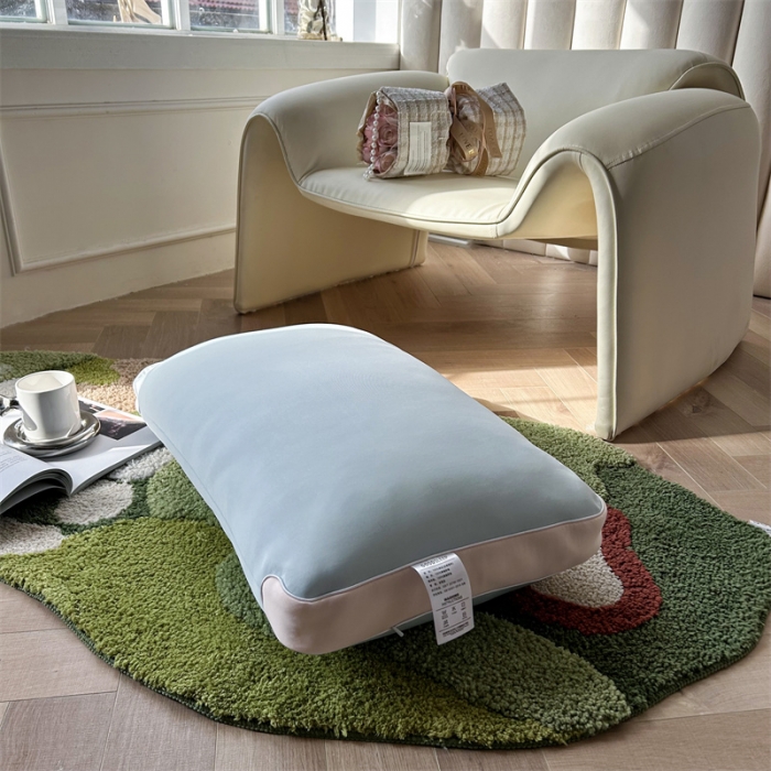 91家纺网 家纺一手货源 找家纺 星芯合 2024新款冰能凉感恒温润肤枕 兰溪色